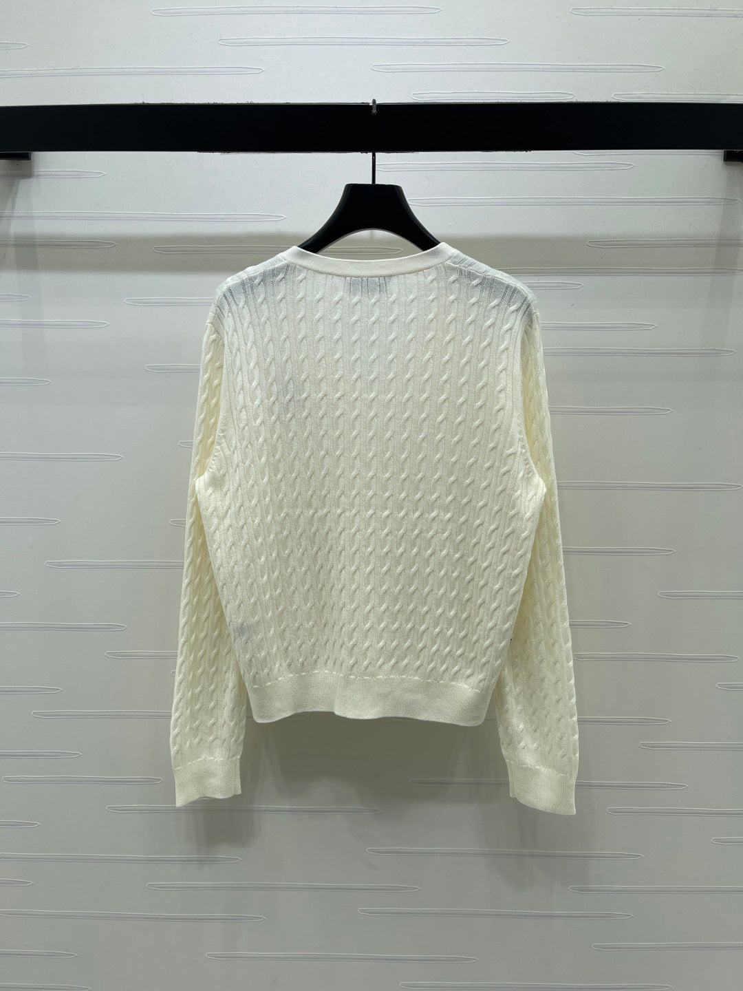 Miumiu 2026 Knit V-neck Long-Sleeve Cardigan Wool 417676