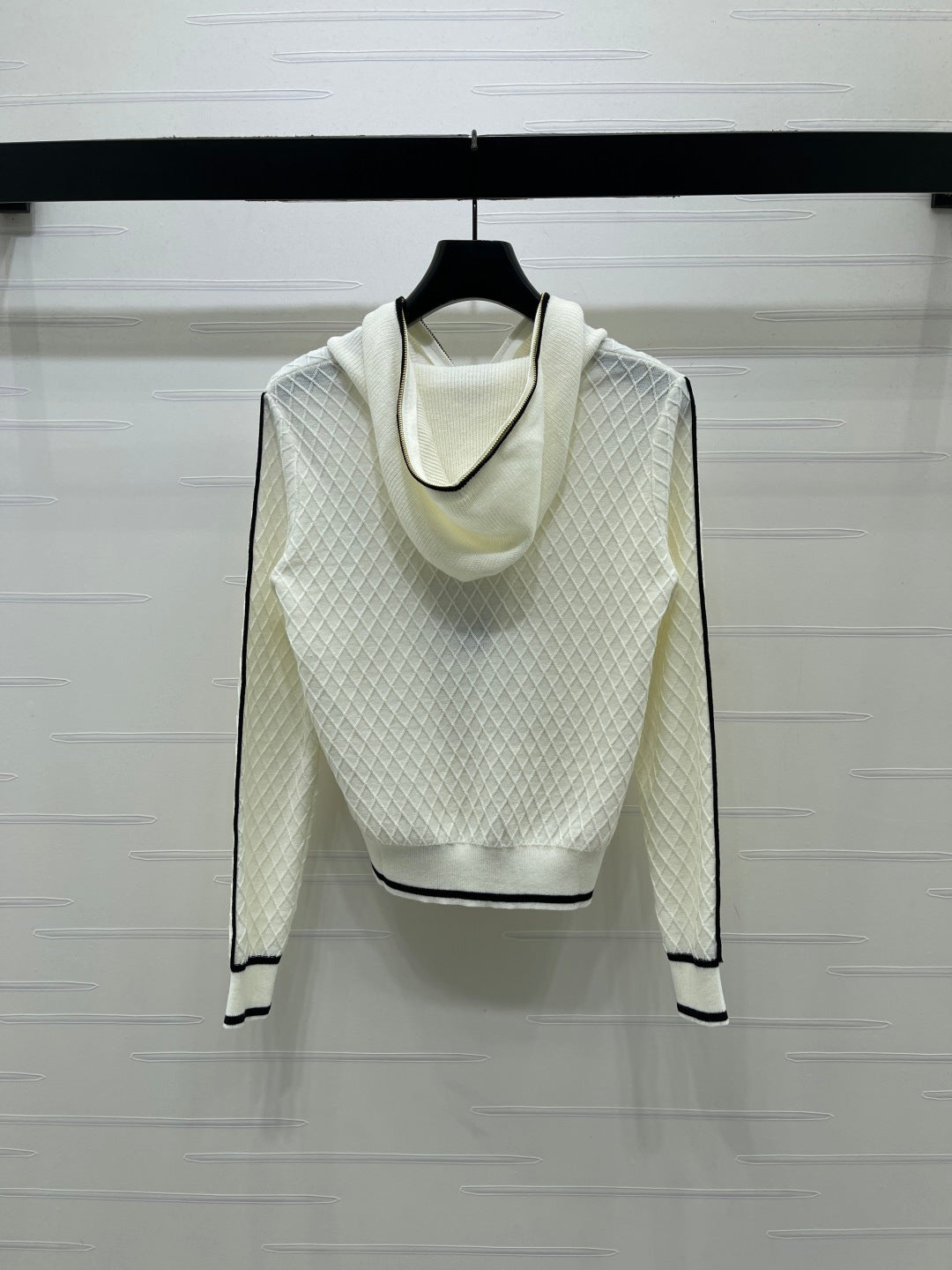 Chanel 2026 Hooded Knit Cardigan Wool 790127