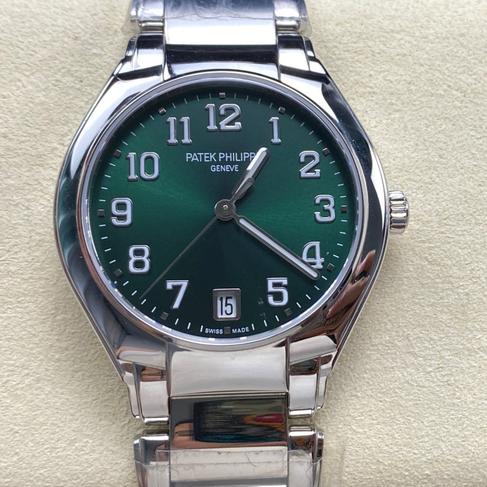 PATEK Twenty-Four 36mm Silver Dark Green Dial