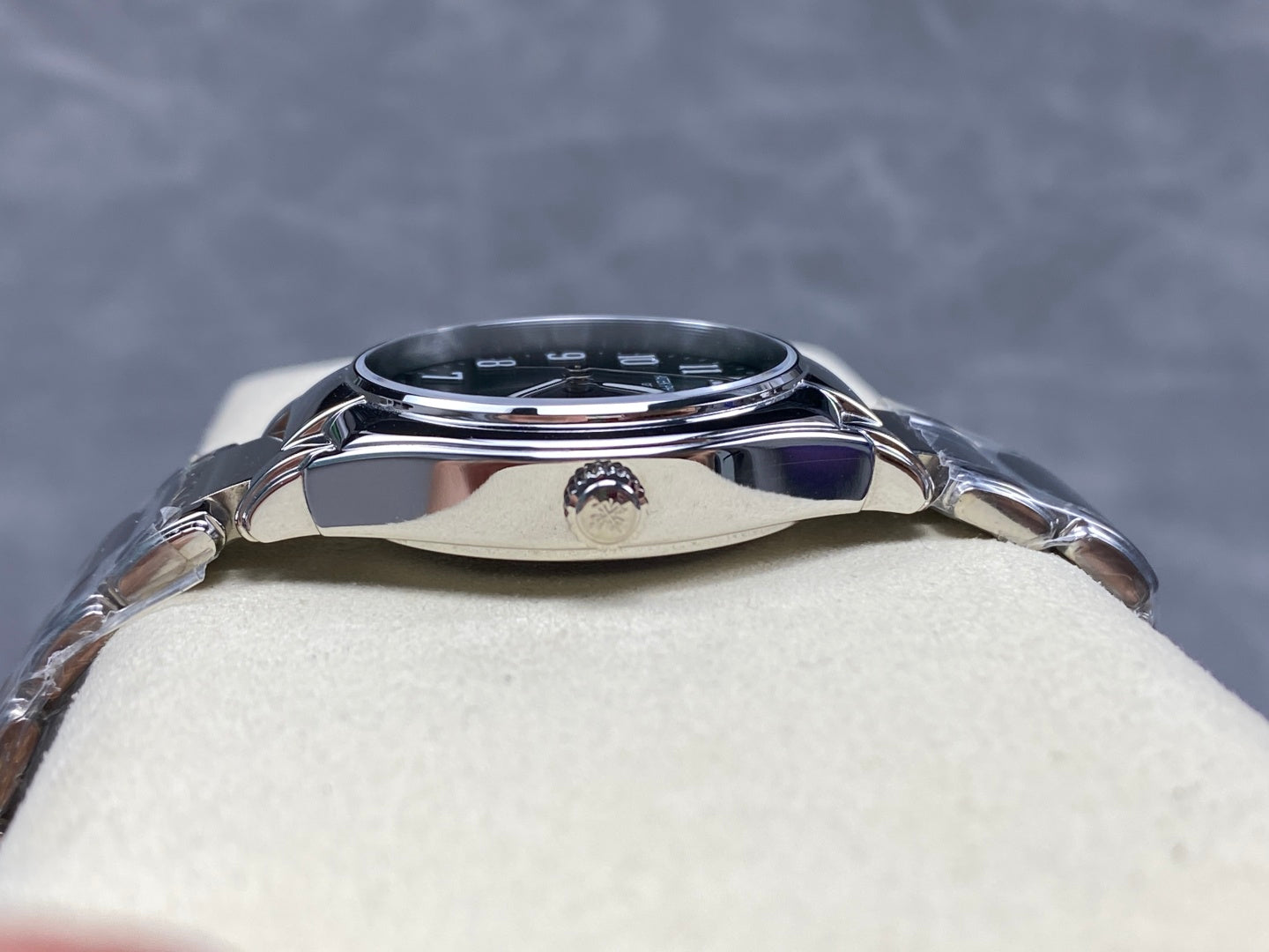 PATEK Twenty-Four 36mm Silver Dark Green Dial