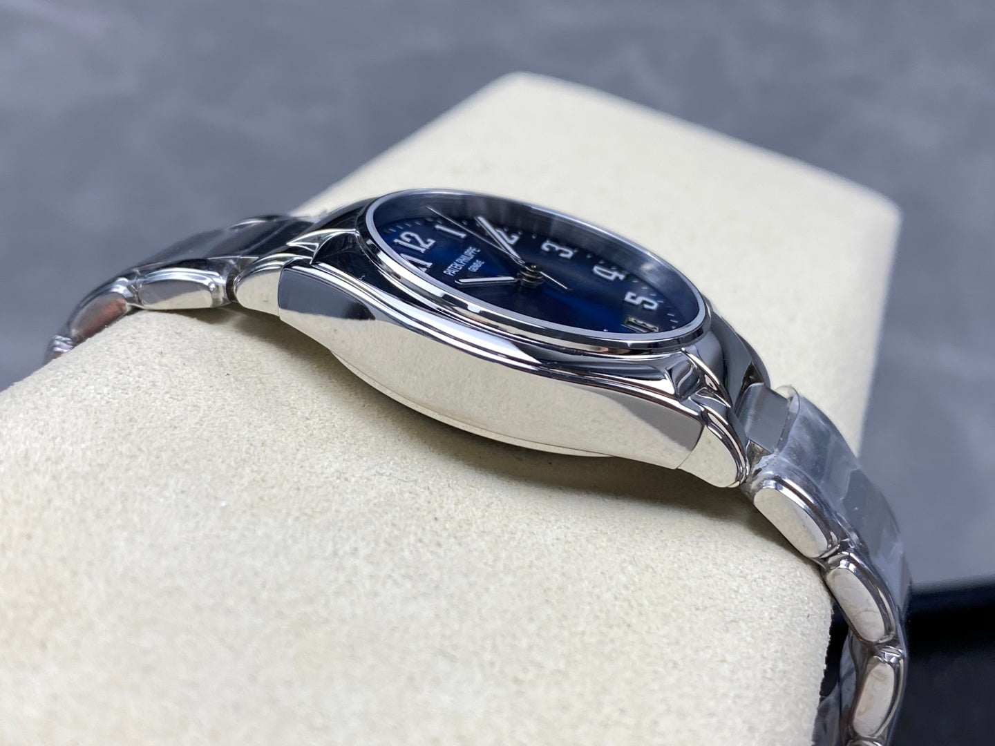 PATEK Twenty-Four 36mm Silver Blue Dial