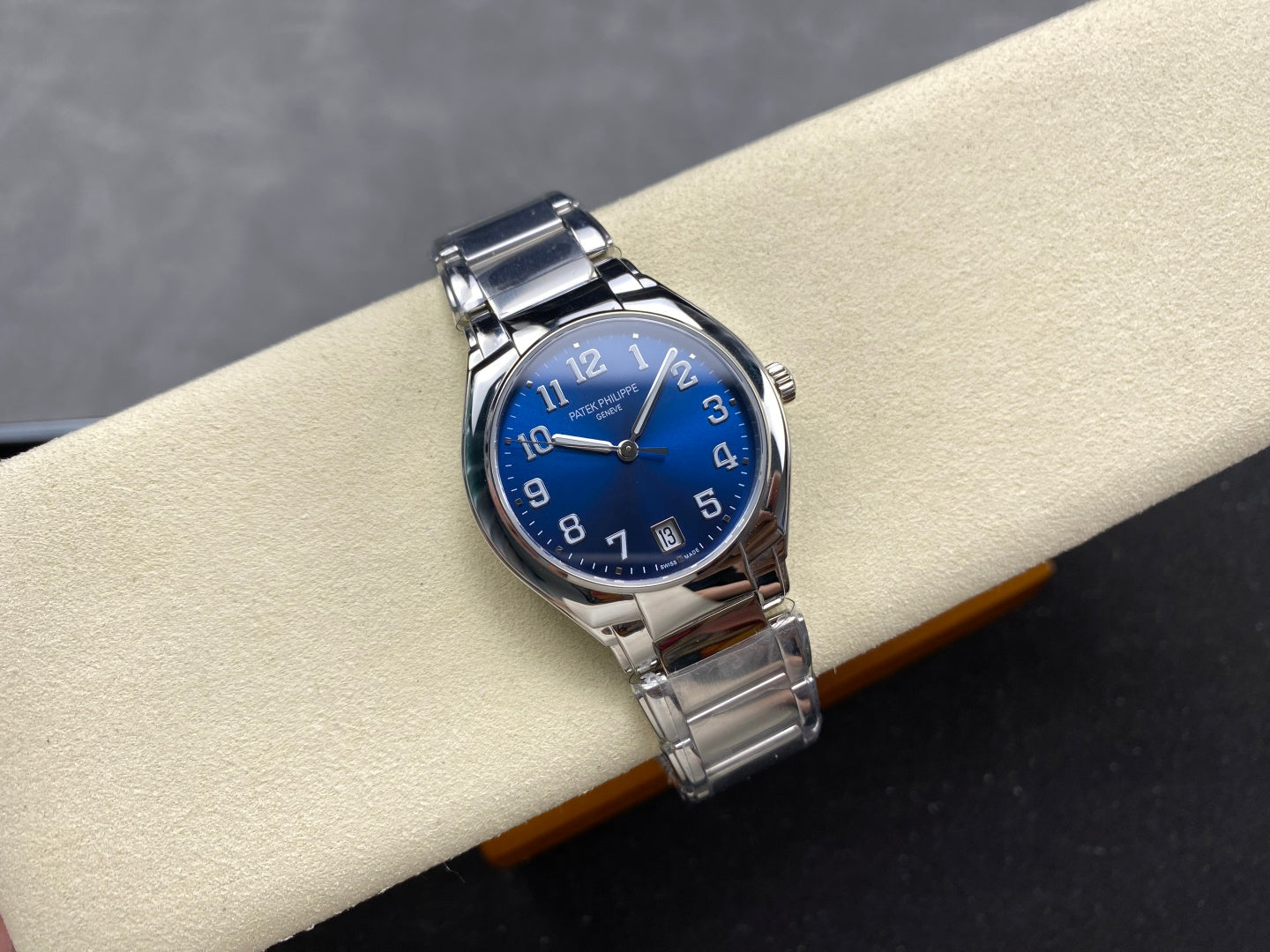 PATEK Twenty-Four 36mm Silver Blue Dial