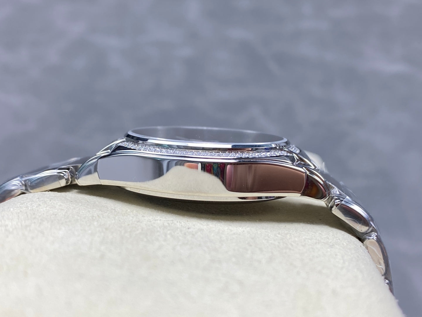 PATEK Twenty-Four 36mm Silver White Diamond