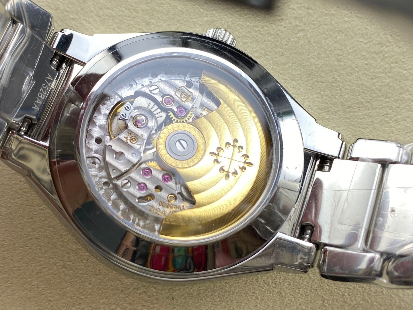 PATEK Twenty-Four 36mm Silver White Diamond