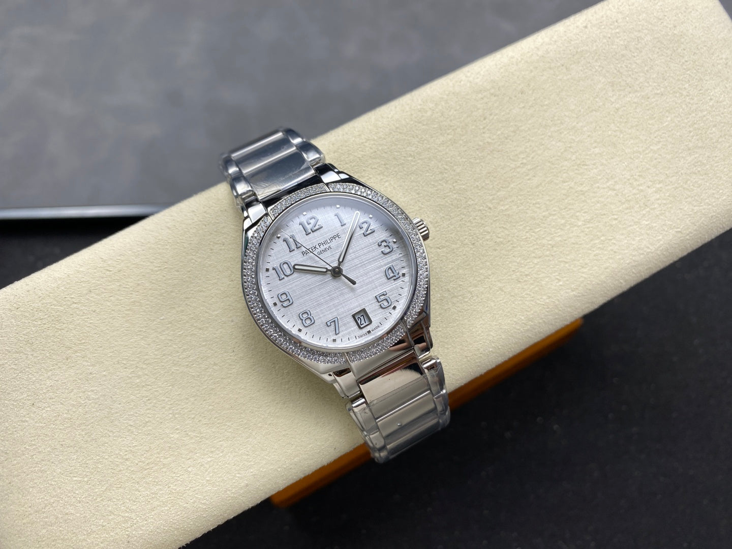 PATEK Twenty-Four 36mm Silver White Diamond