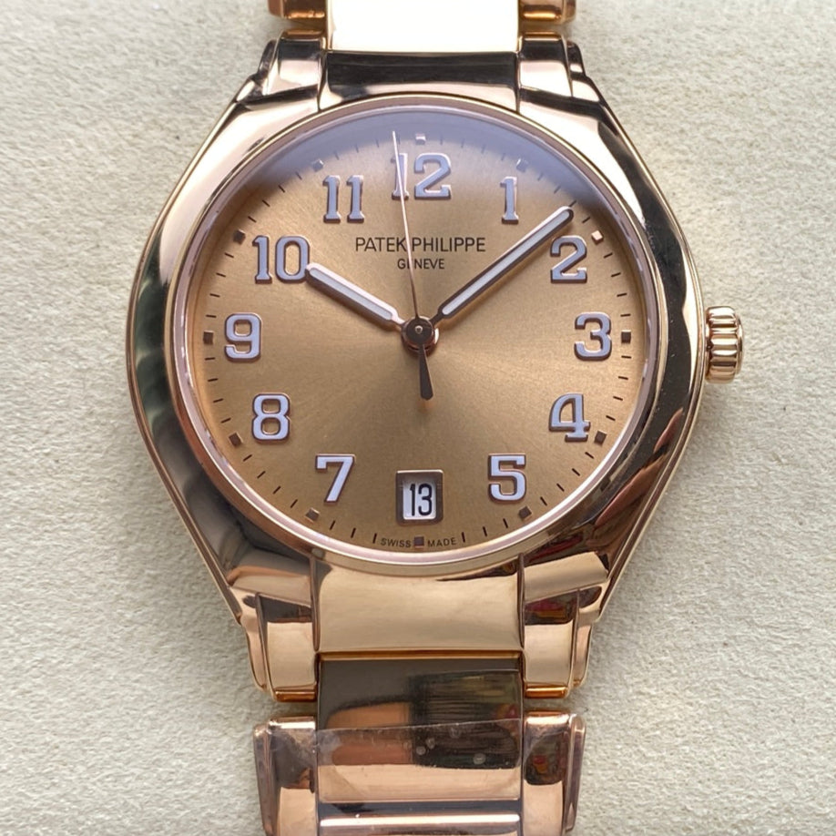 PATEK Twenty-Four 36mm Pink Gold Champagne Dial