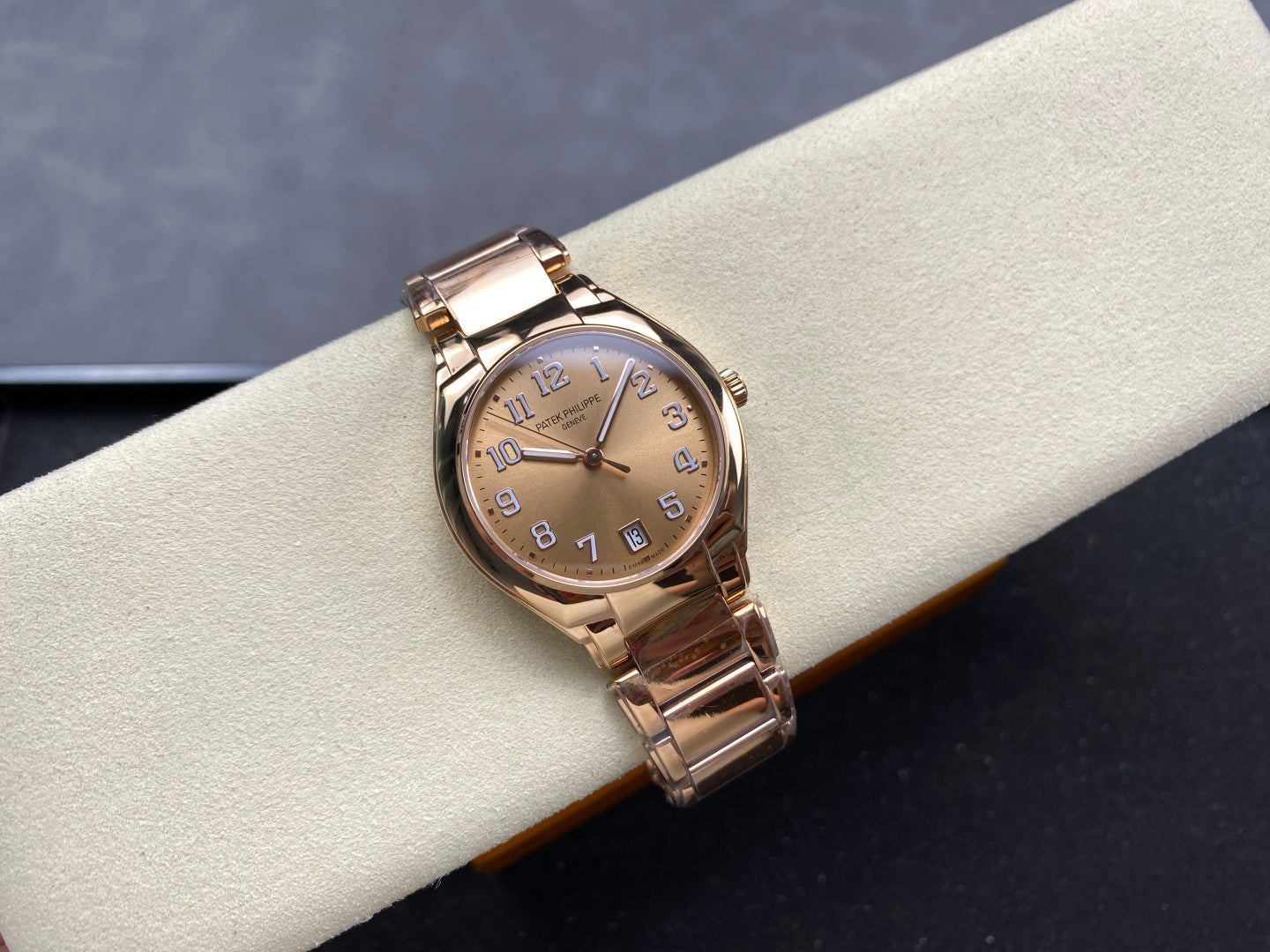 PATEK Twenty-Four 36mm Pink Gold Champagne Dial