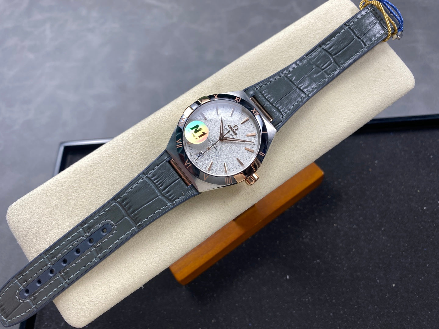 Omega Constellation Co-Axial Master Chronometer 41mm Watch Khaki Strap