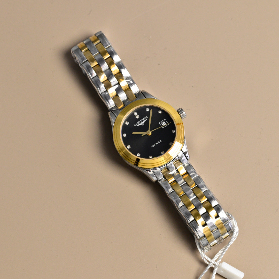 Longines Flagship 28mm Sliver Case Steel Gold