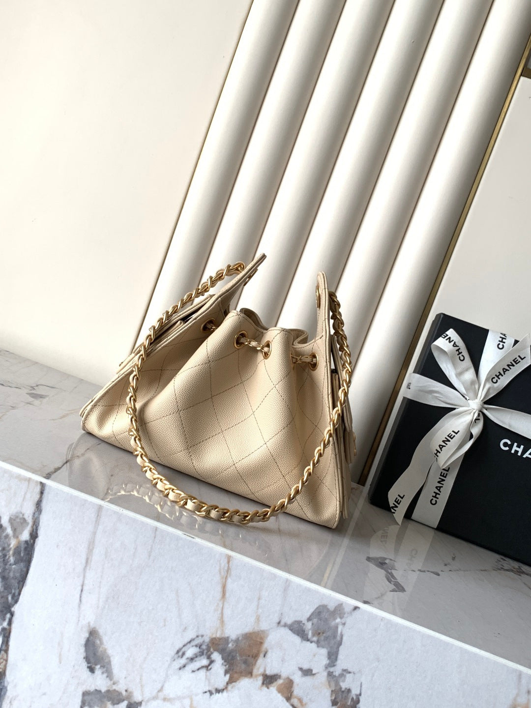Chanel 2026 Hobo Bag 22cm Multicolor Lambskin