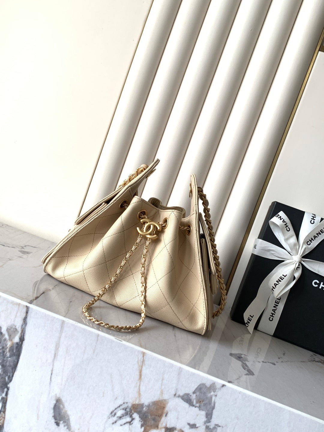 Chanel 2026 Hobo Bag 22cm Multicolor Lambskin