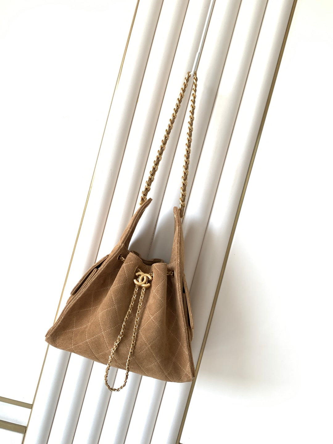 Chanel 2026 Hobo Bag 22cm And 30cm Suede Leather