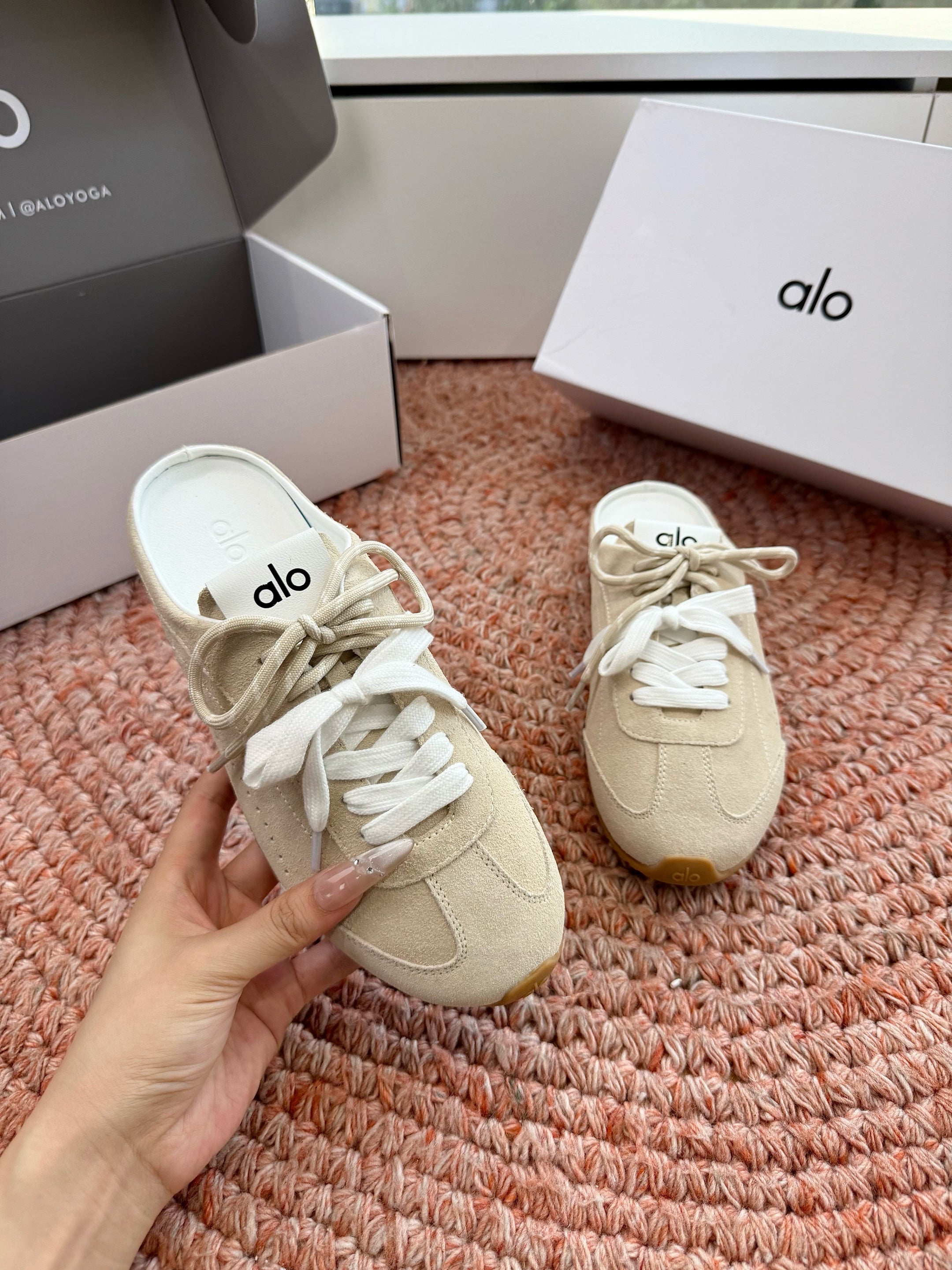 Alo 2026 Mule Suede Leather 841419