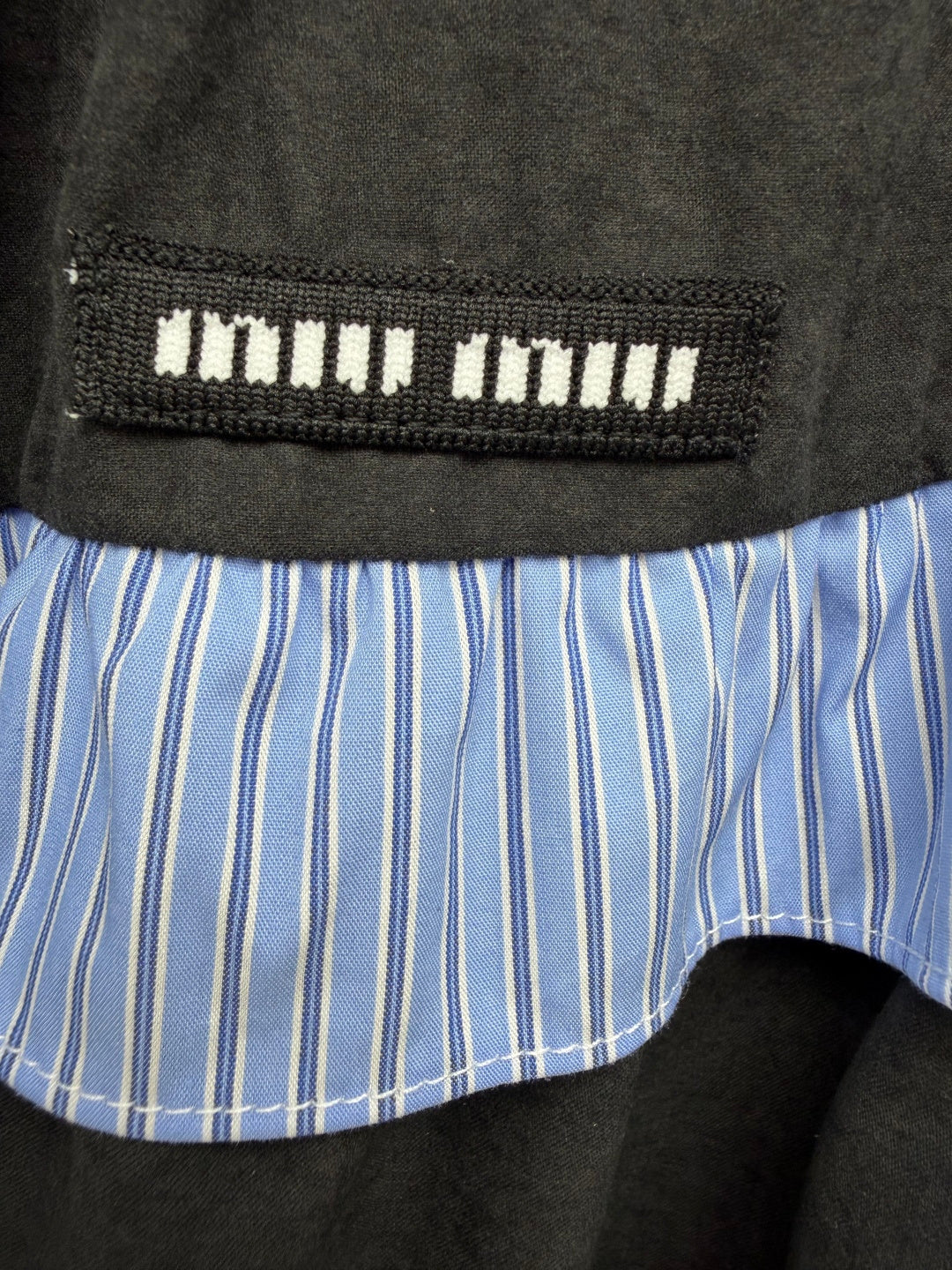 Miumiu 2026 Striped Trouser Polyester Nylon 420371