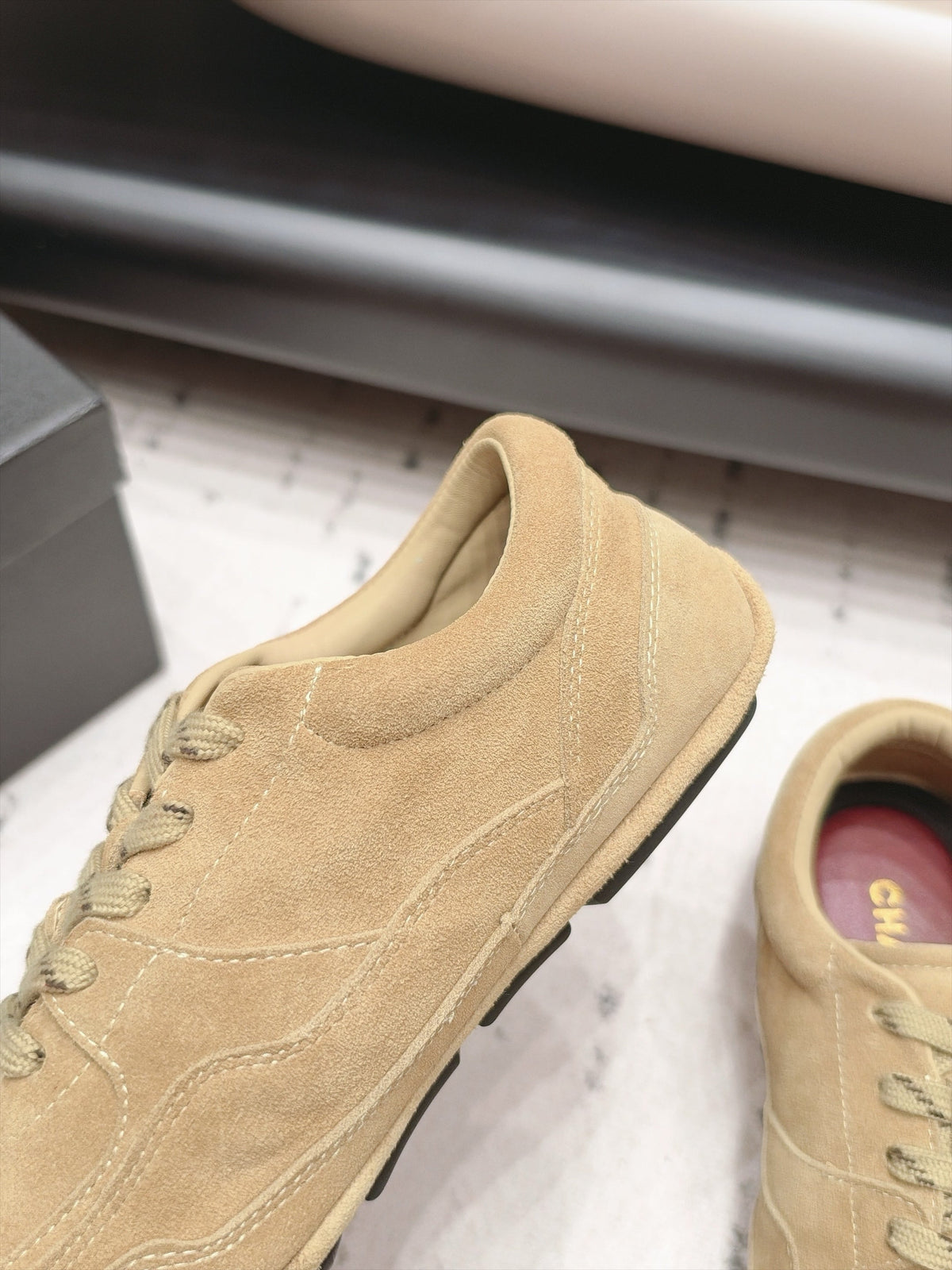 Chanel 2026 Round-Toe Sneaker Suede 175878