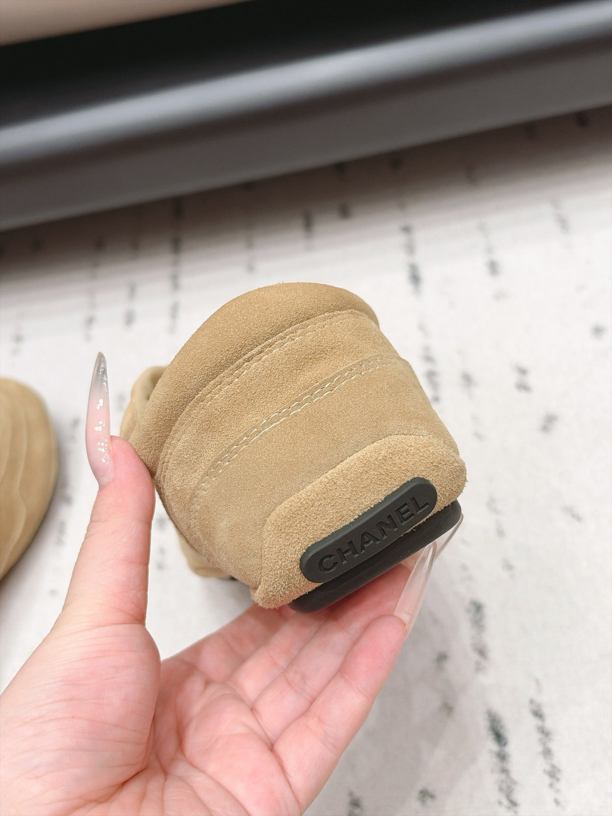 Chanel 2026 Round-Toe Sneaker Suede 175878
