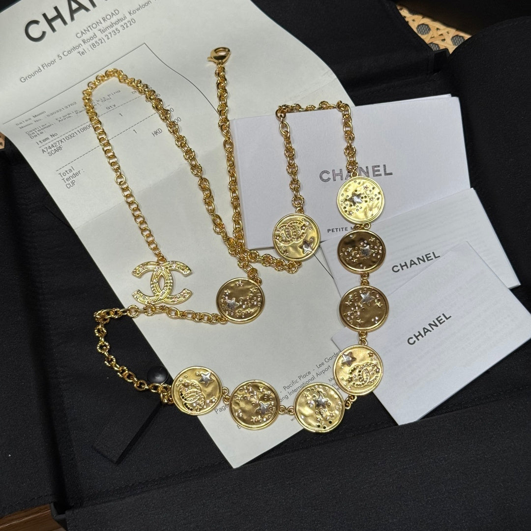 Chanel 2026 CC Coin Charm Chain Belt