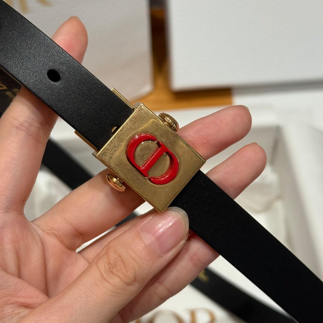 Dior 2026 Montaigne Treasure Belt 20mm Smooth Calfskin