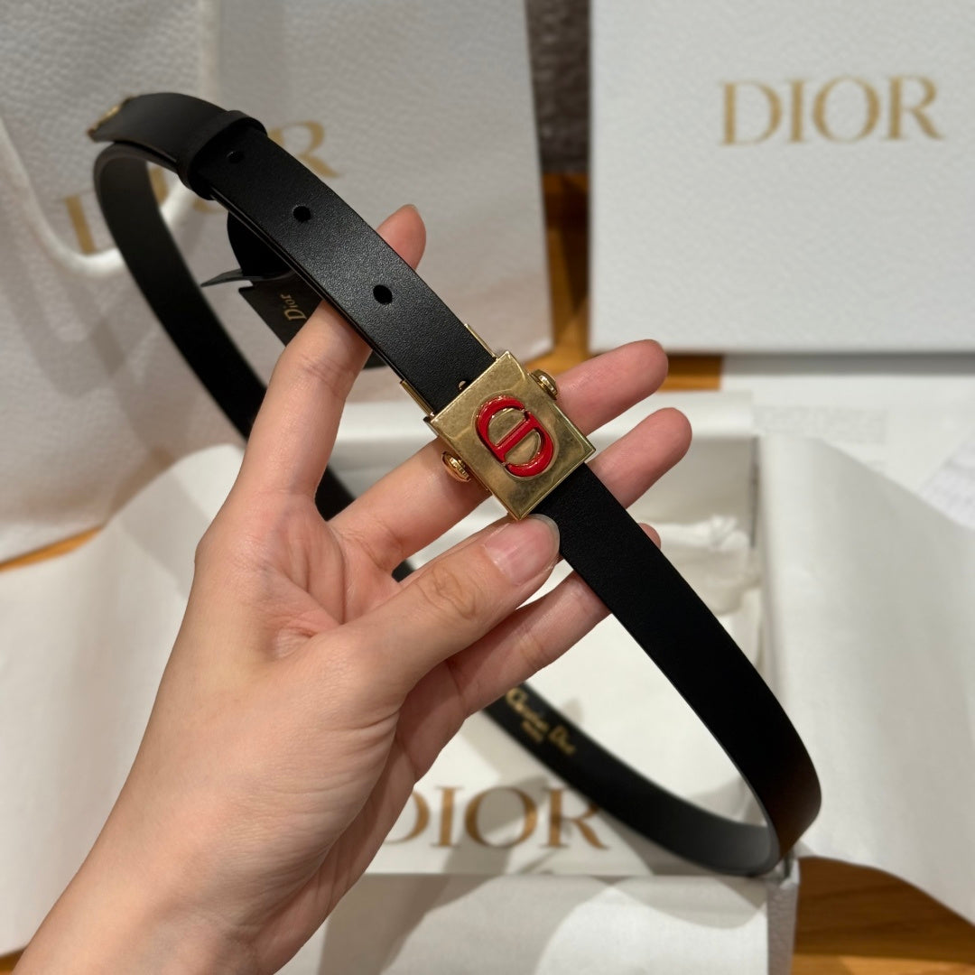 Dior 2026 Montaigne Treasure Belt 20mm Smooth Calfskin