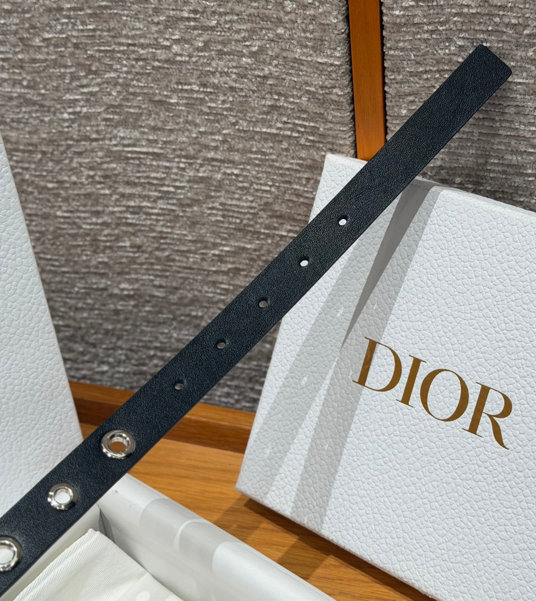 Dior 2026 Montaigne Studded Belt 2.0cm Smooth Leather