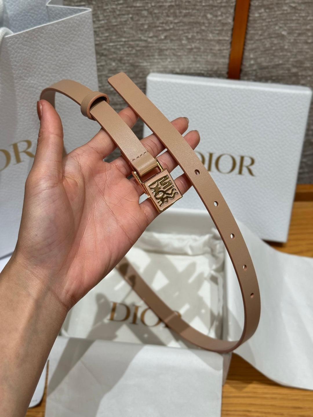 Dior 2026 Miss Dior Belt 15mm Smooth Calfskin