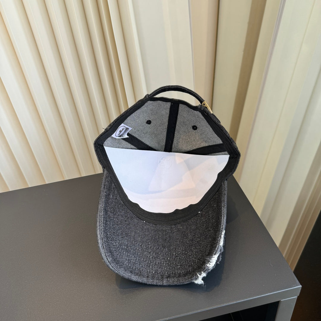 Prada Denim Baseball Cap 213450