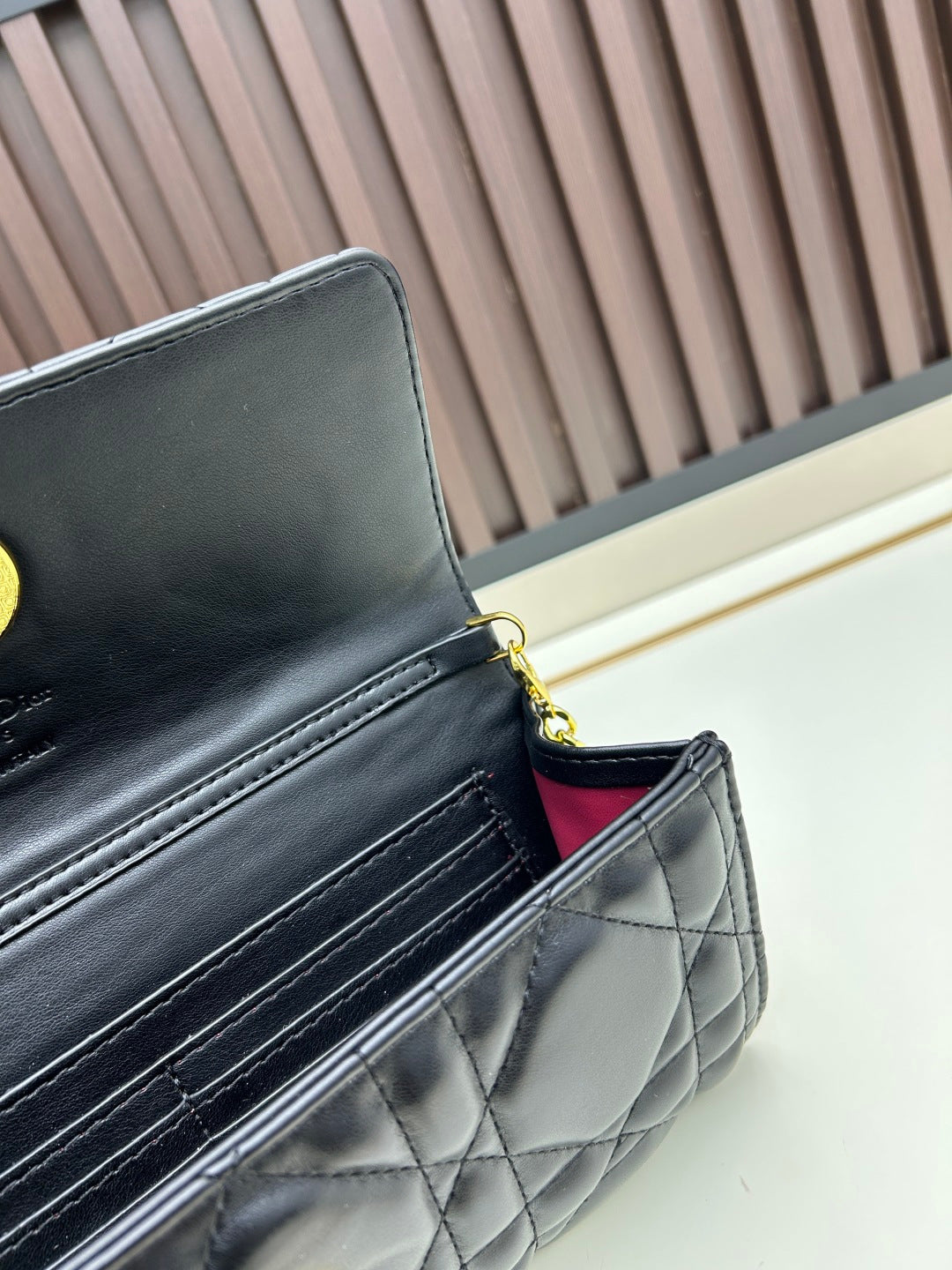 Dior 2026 Miss Caro Top Handle Pouch 24cm Lambskin