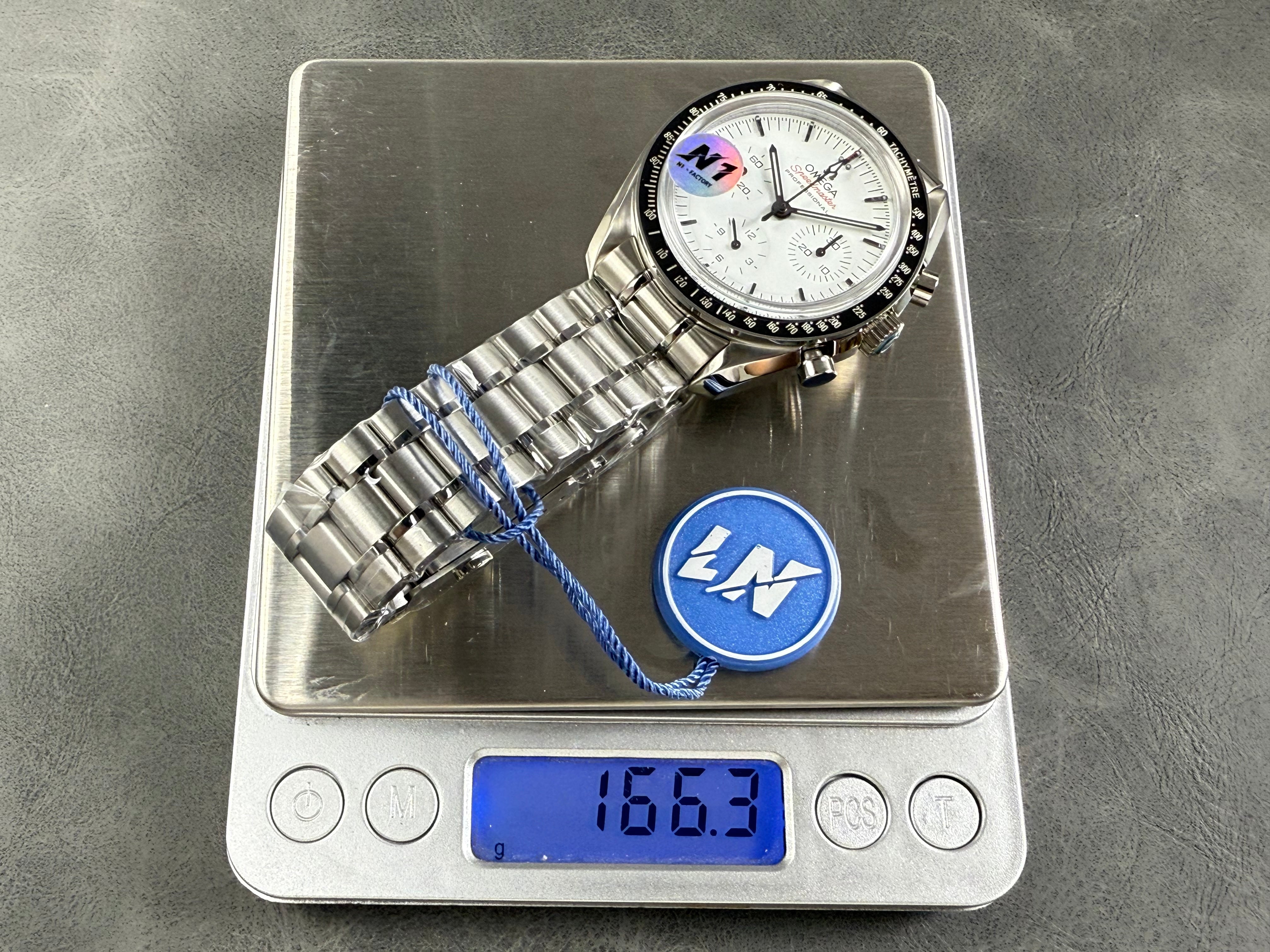 Omega Speedmaster Professional Moonwatch 42mm Stainless Steel Strap White Dial
