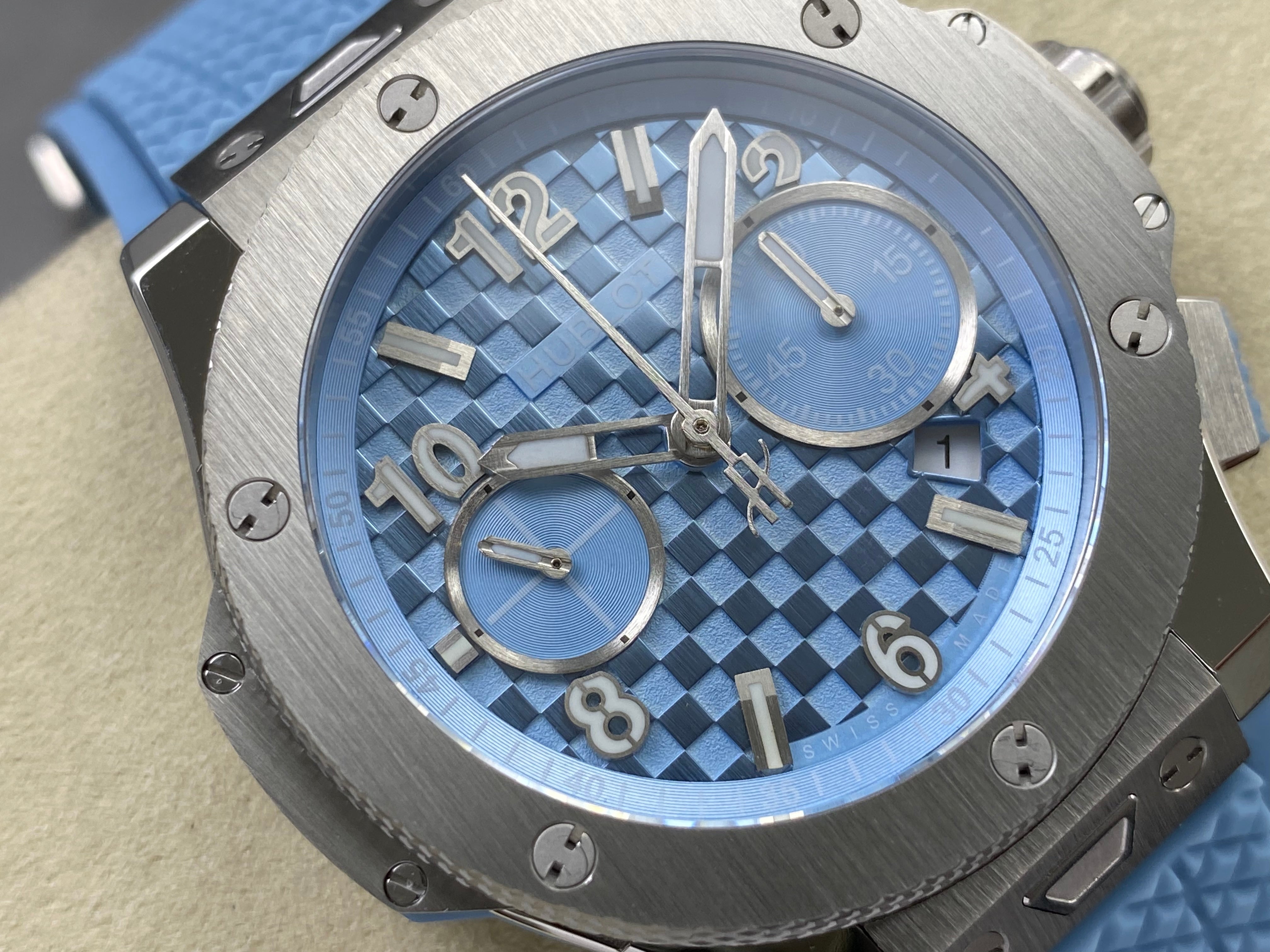 Hublot Big Bang Unico Original Unico Titanium Coal Blue 43mm Watch