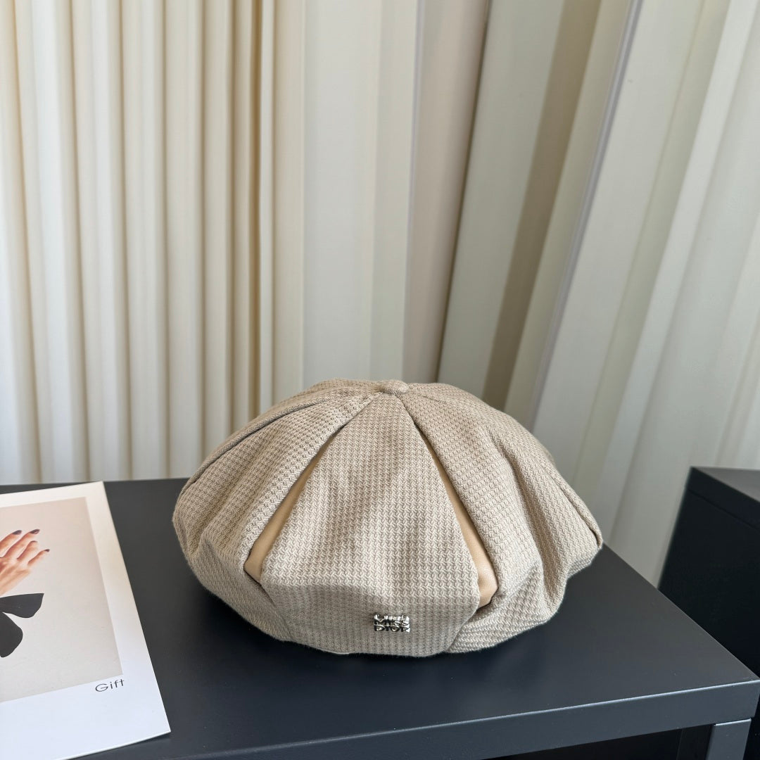 Dior Beret Beige Cotton 425673