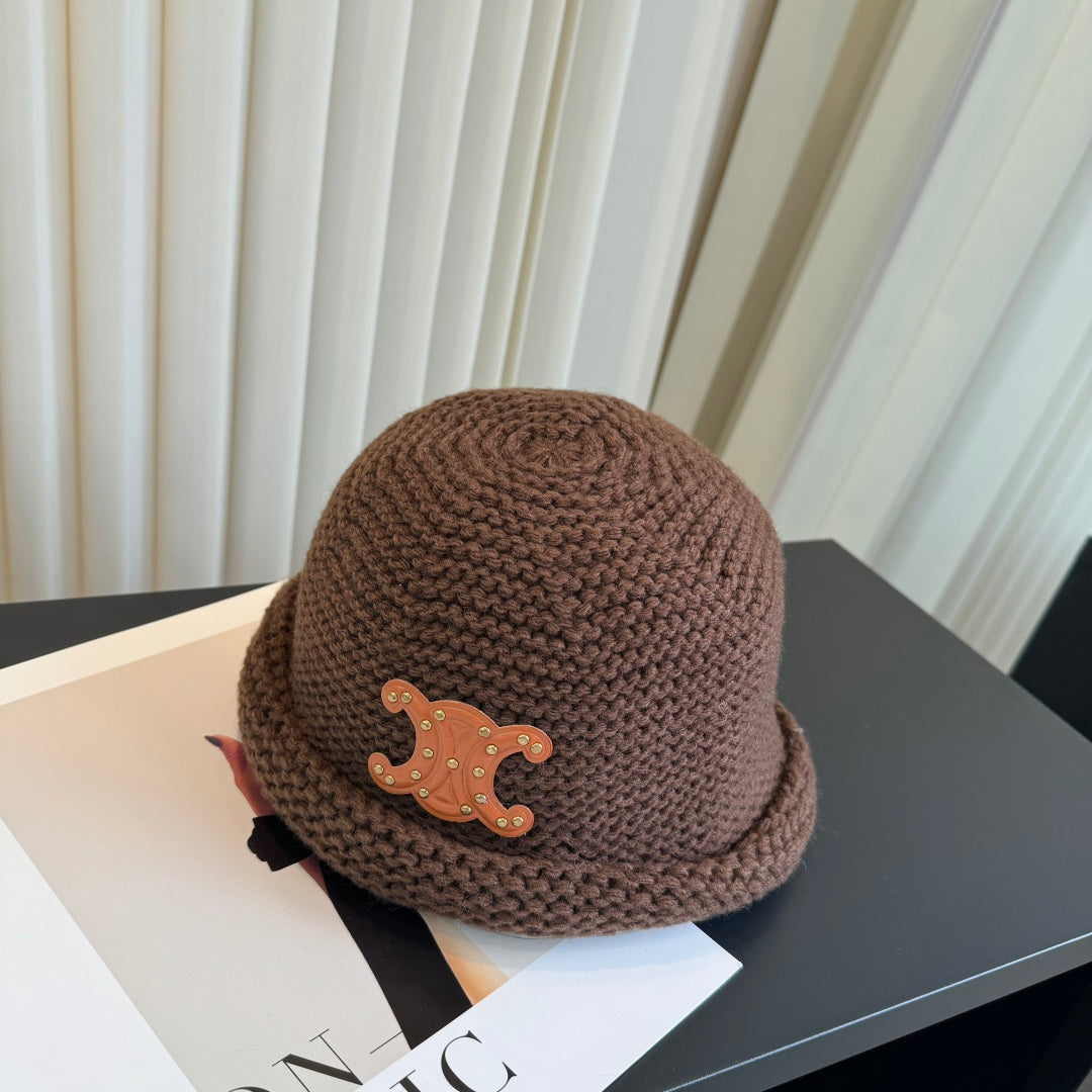 Celine Knitted Bucket Hat 454009