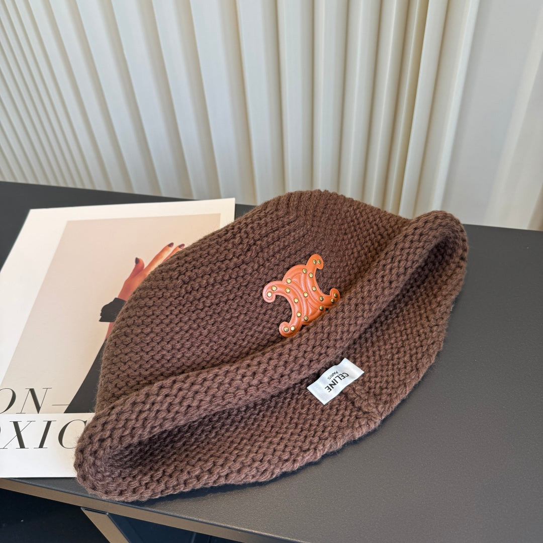 Celine Knitted Bucket Hat 454009