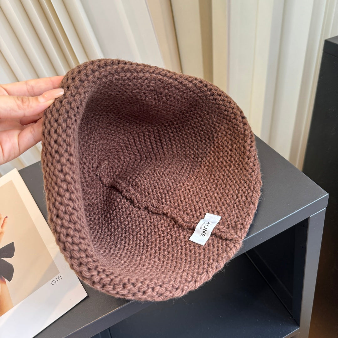 Celine Knitted Bucket Hat 454009