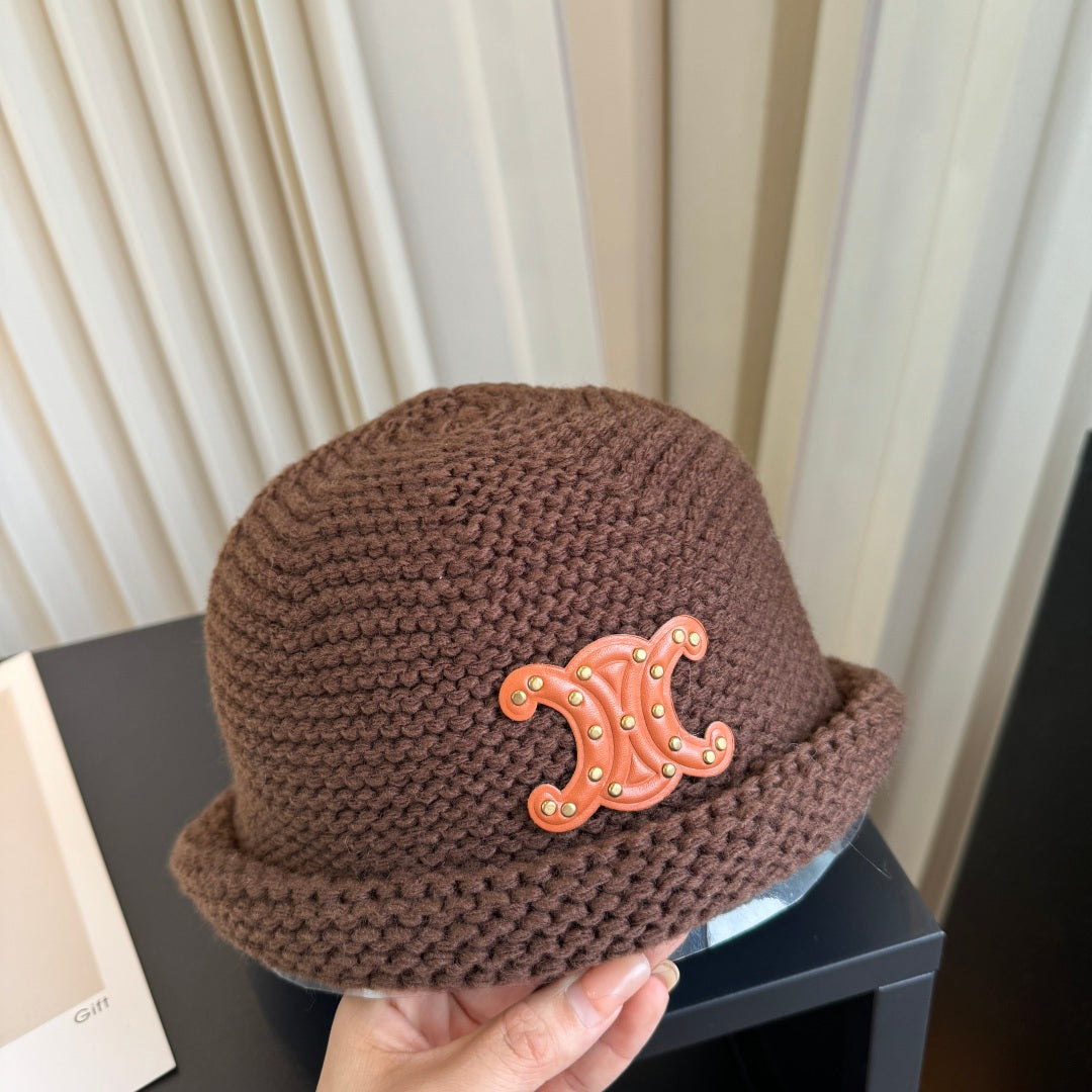 Celine Knitted Bucket Hat 454009