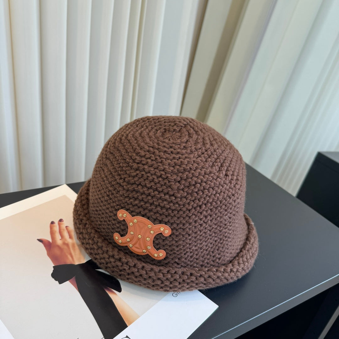 Celine Knitted Bucket Hat 454009