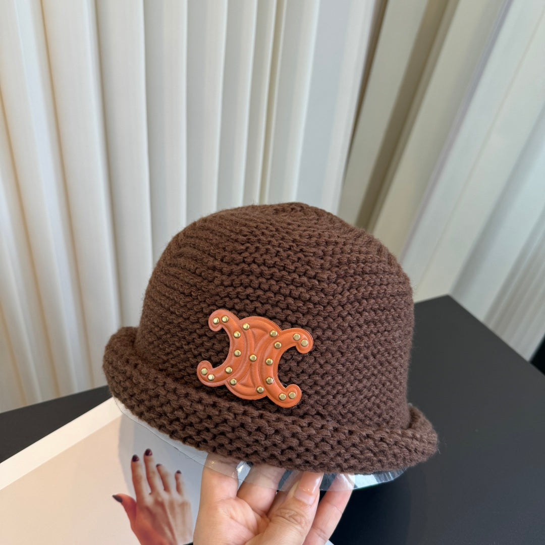 Celine Knitted Bucket Hat 454009