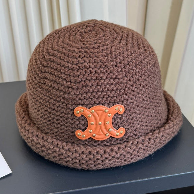 Celine Knitted Bucket Hat 454009