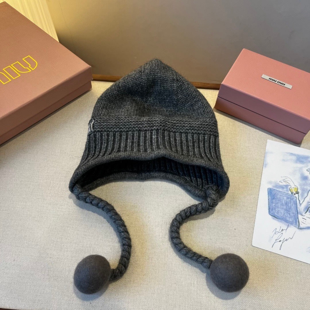 Miumiu Earflap Cap 437125