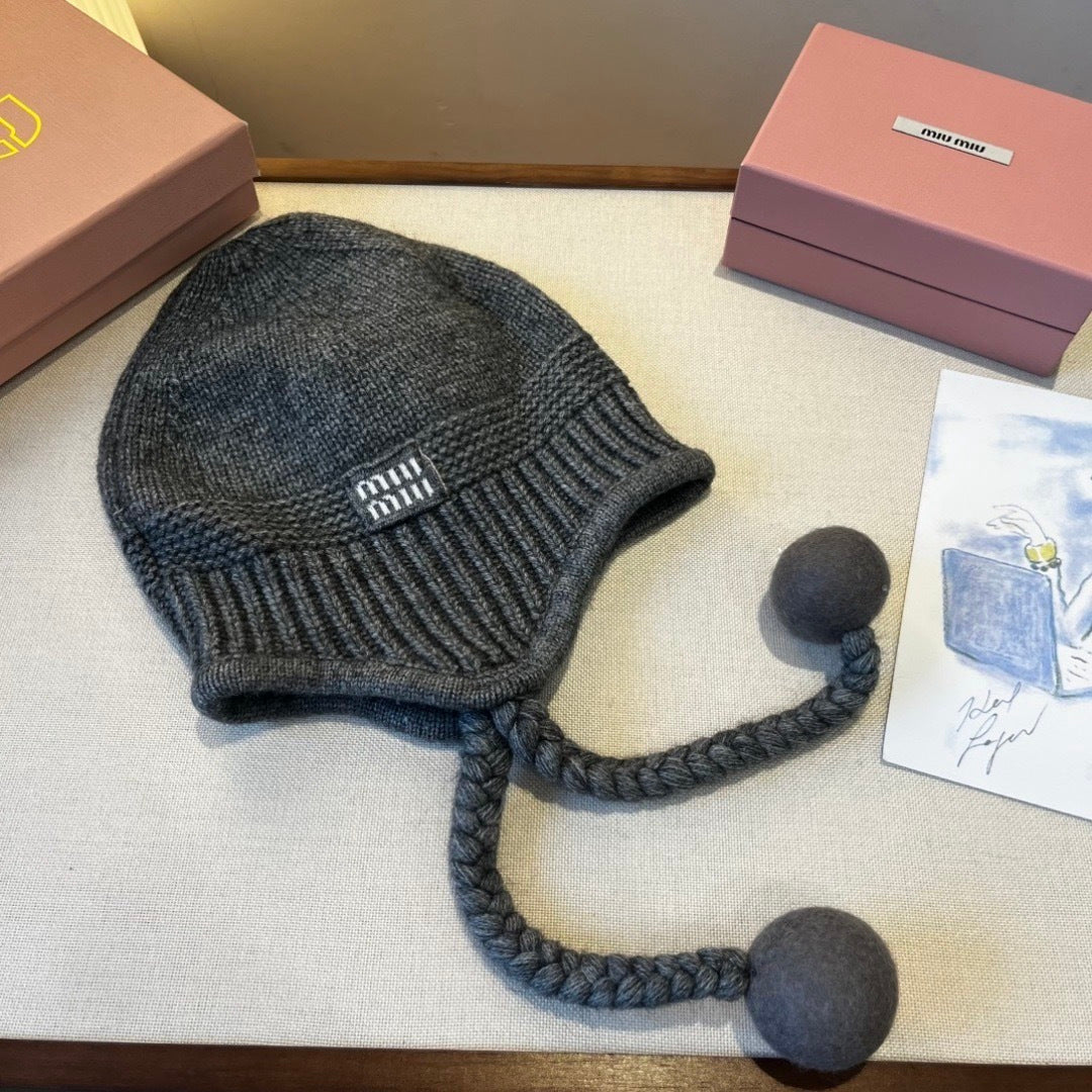 Miumiu Earflap Cap 437125