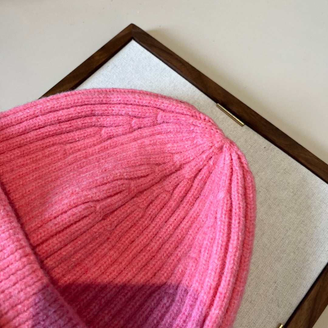 Miumiu Knitted Beanie Pink Hat 454023