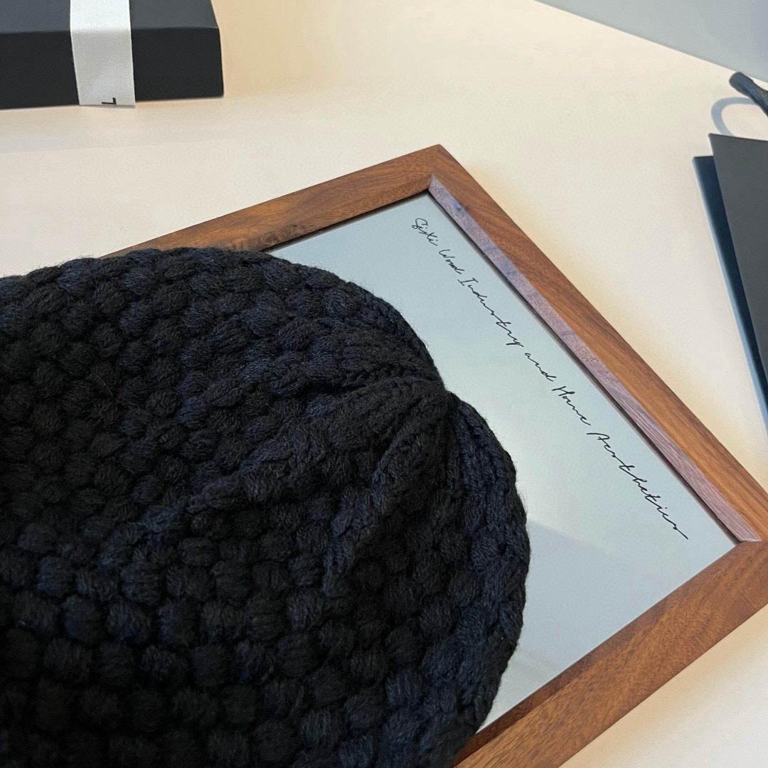 Chanel Knitted Beanie Hat 454025