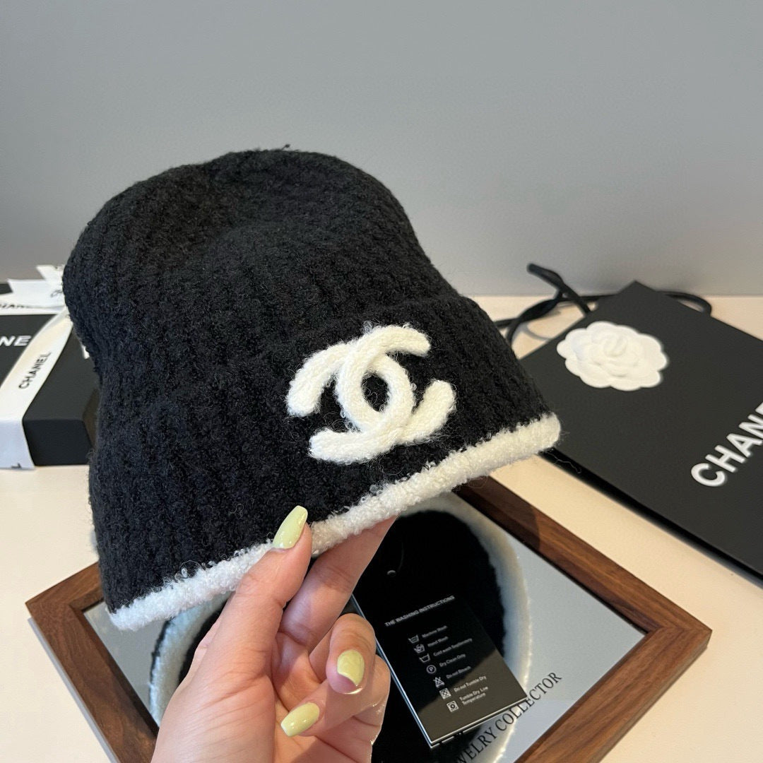 Chanel Knitted Beanie Hat 454026