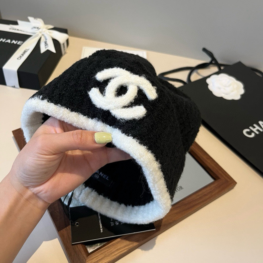 Chanel Knitted Beanie Hat 454026
