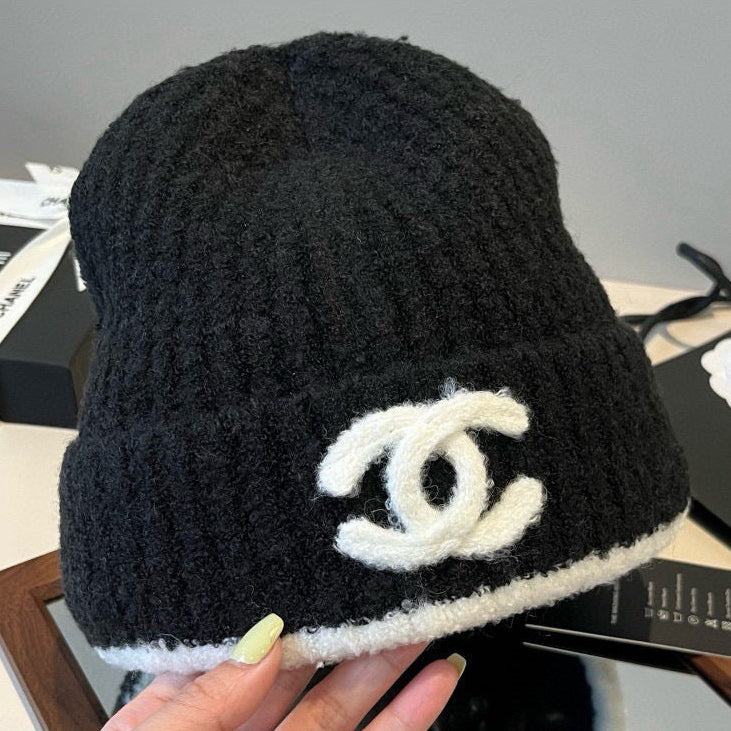 Chanel Knitted Beanie Hat 454026