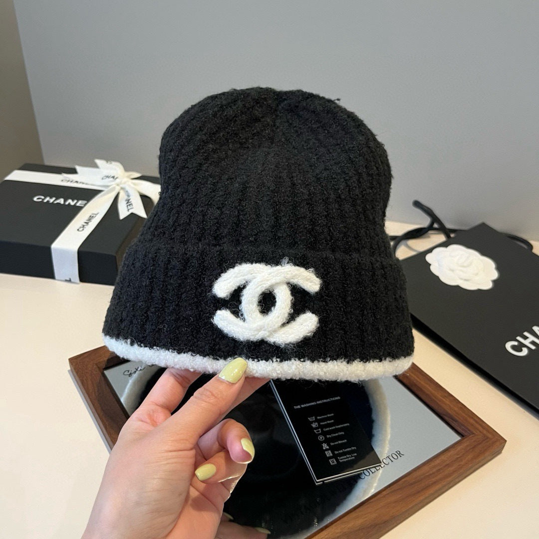 Chanel Knitted Beanie Hat 454026