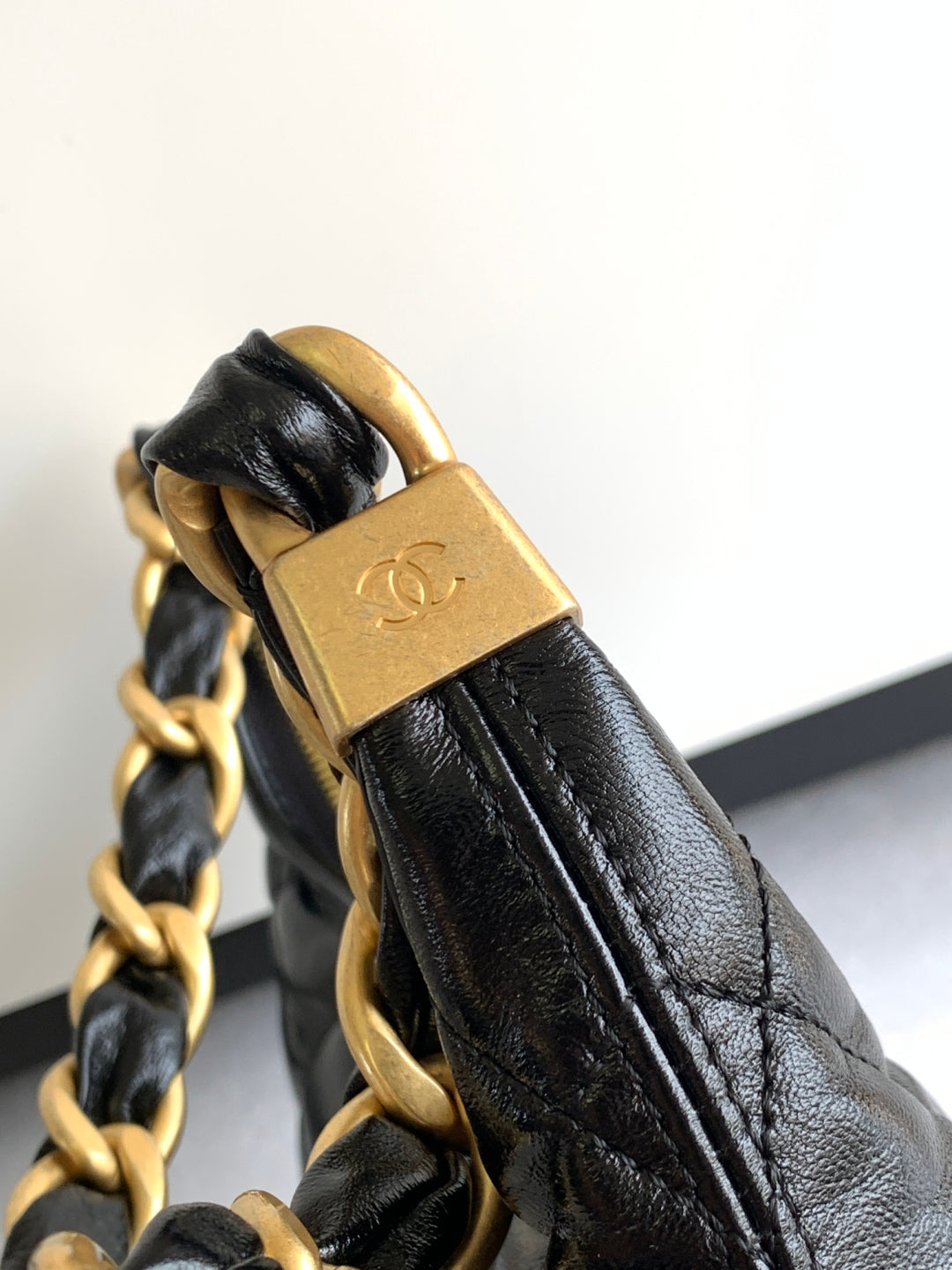 CC Hobo Bag 35 Black Lambskin 277765