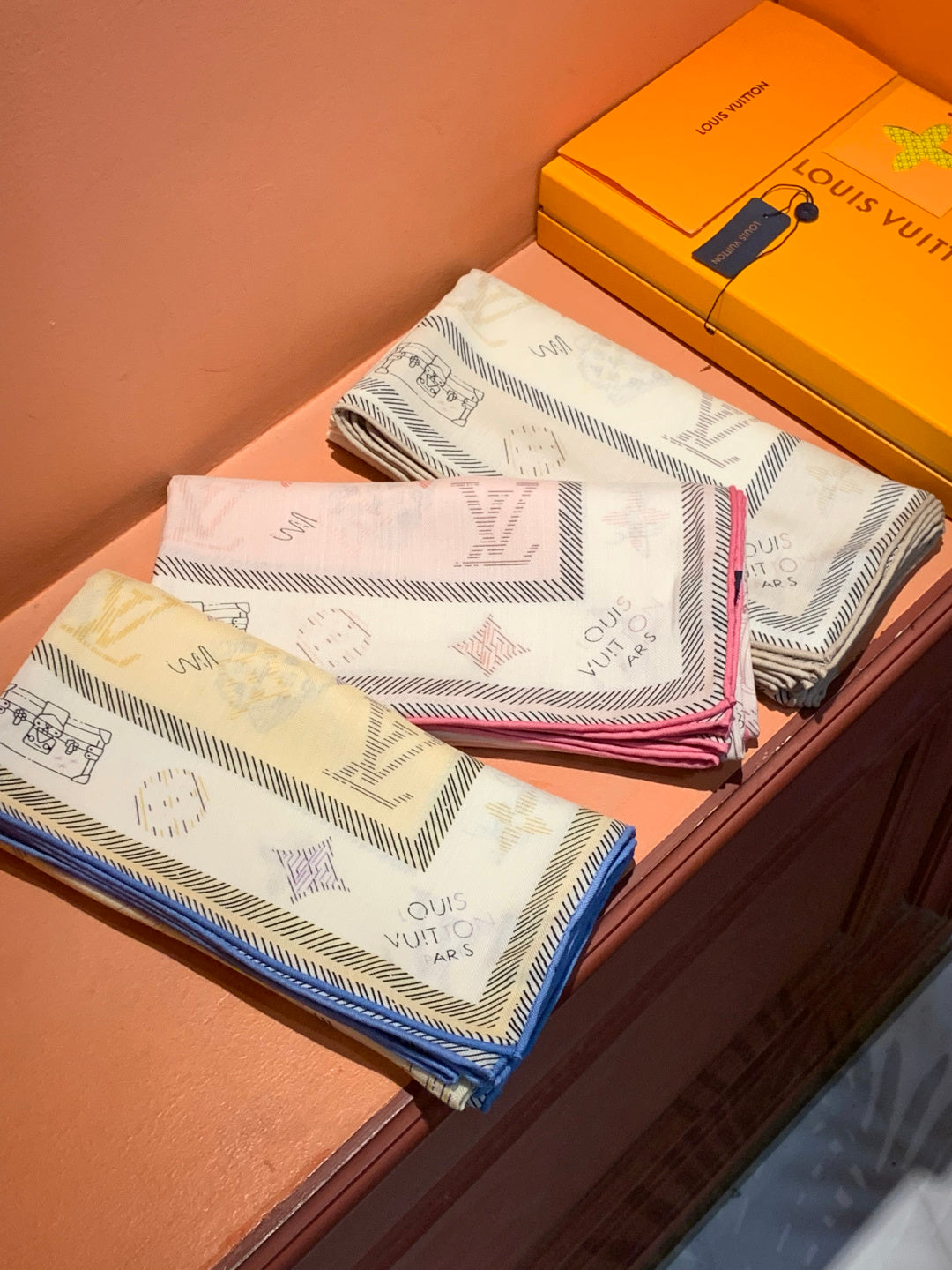 LV Double-sided velvet 140cm Pink Silk Cashmere 967397