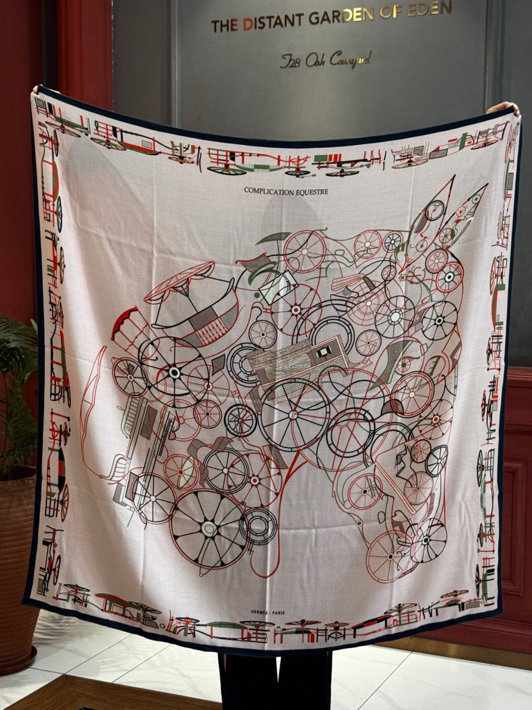 HM 25s Amazing Reversible Scarf 140cm Light Pink Cashmere Silk 970960