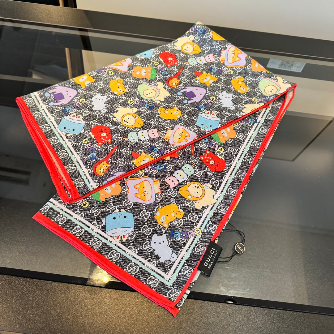 GG Horsebit 135CM  Mutilcolor  Mulberry Silk 272583