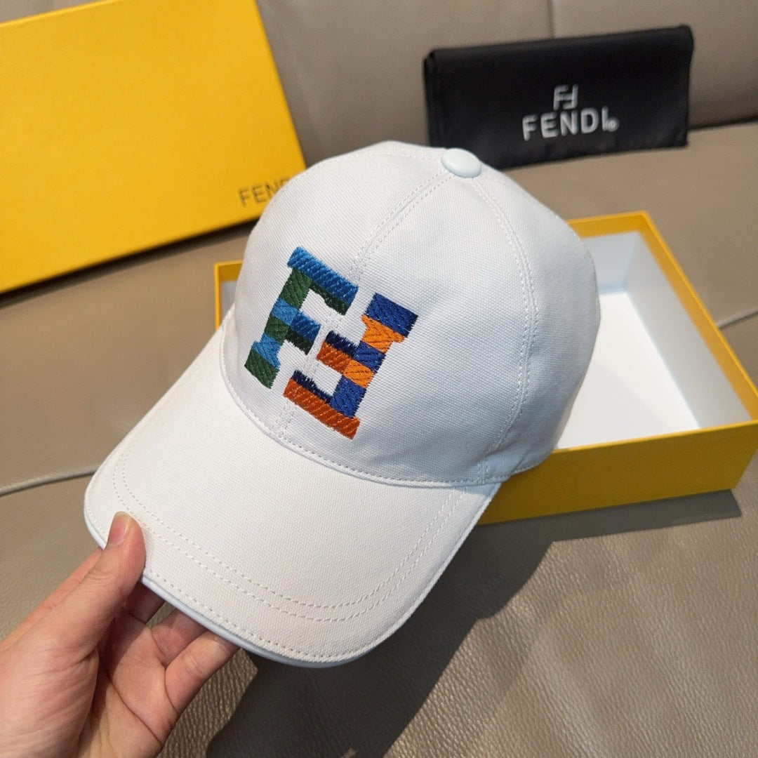 Fendi Canvas Baseball Cap Hat 454087